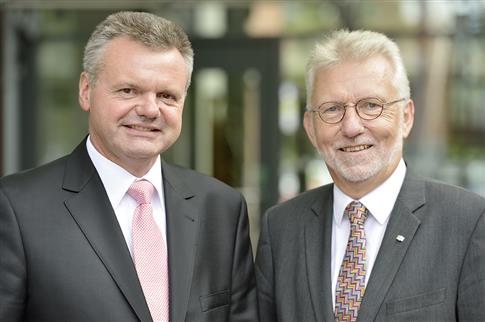 Kreispräsident Hans-Werner Harmuth und Landrat Klaus Plöger