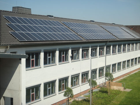 Photovoltaikanlage auf Gebäude A