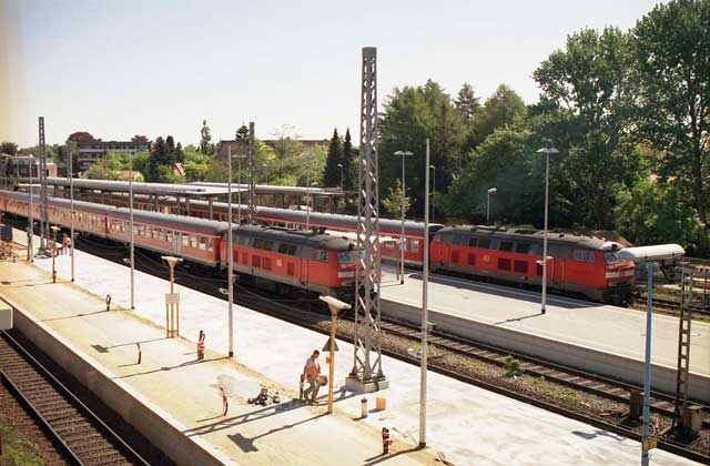 Baustelle Bahnhof in Ahrensburg