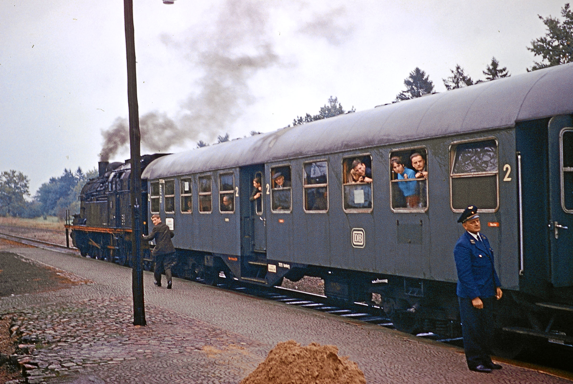 Trittau: Sonderzug mit Dampflokomotive, 1968