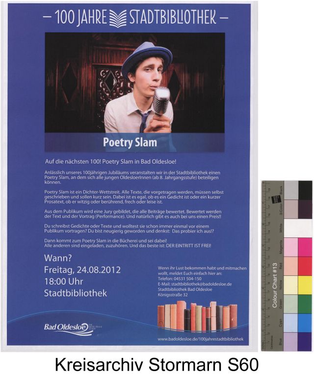 Plakat Poetry Slam 24082012