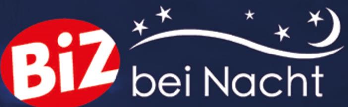Logo BiZ bei Nacht