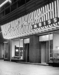 Automatenrestaurant am Alexanderplatz in Berlin, 1954