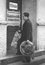 Historische Originalbeschreibung: 8.12.51 Buntmetallsammlung der Nationalen Front im demokratischen Sektor von Berlin
