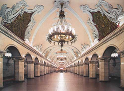 Station Komsomolskaja der Moskauer Metro