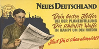 Abonement-Werbung für das Neue Deutschland Quelle: Konrad-Adenauer-Stiftung