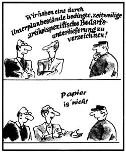 Papiermangel
