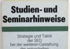 Studien- und Seminarhinweise - Buchreihe zum Parteilehrjahr der SED