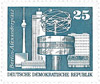 DDR-Briefmarke mit Bauten am Aleanderplatz
