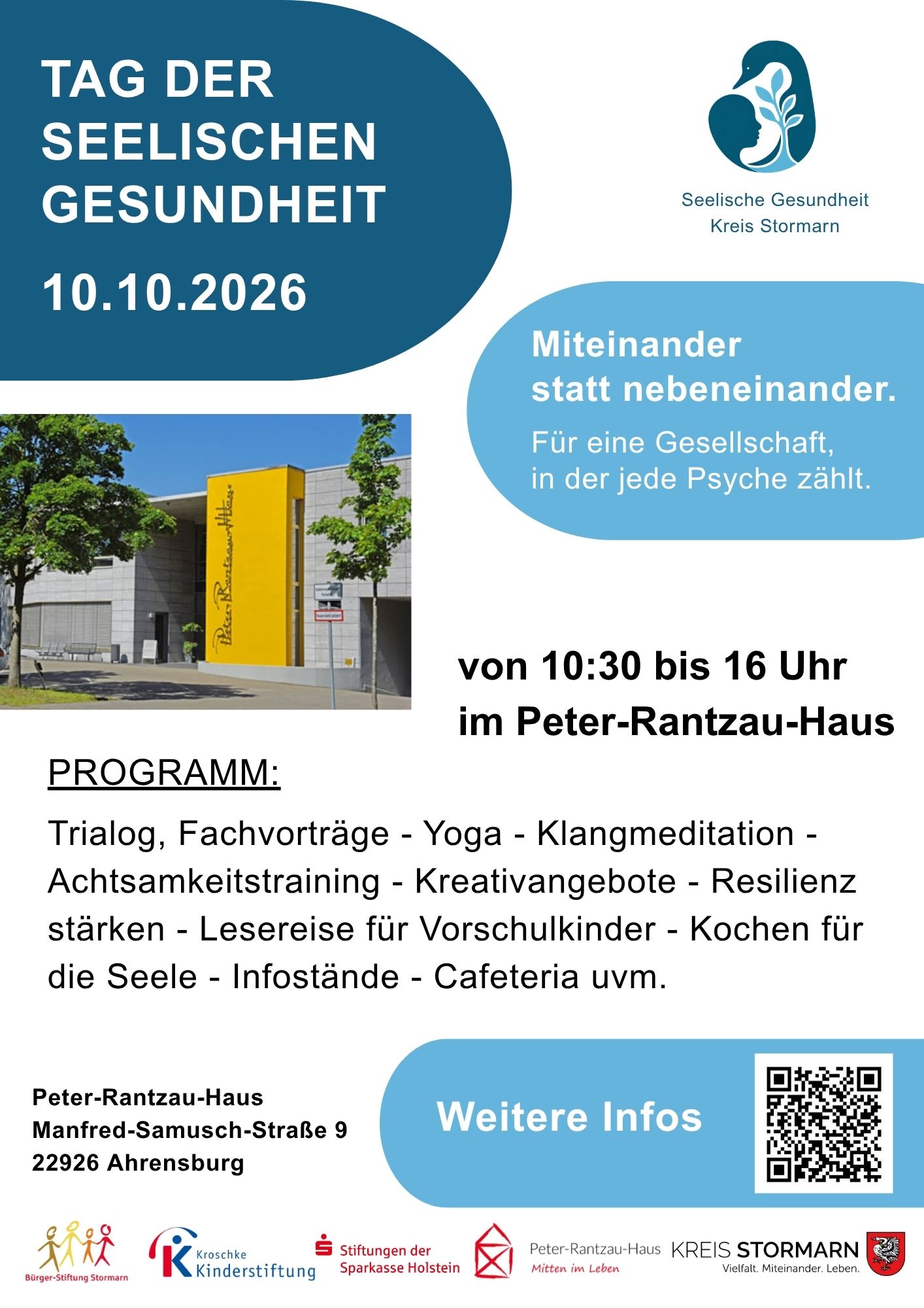 Das Plakat zum Tag der seelischen Gesundheit