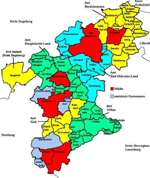 Kommunen im Kreis Stormarn