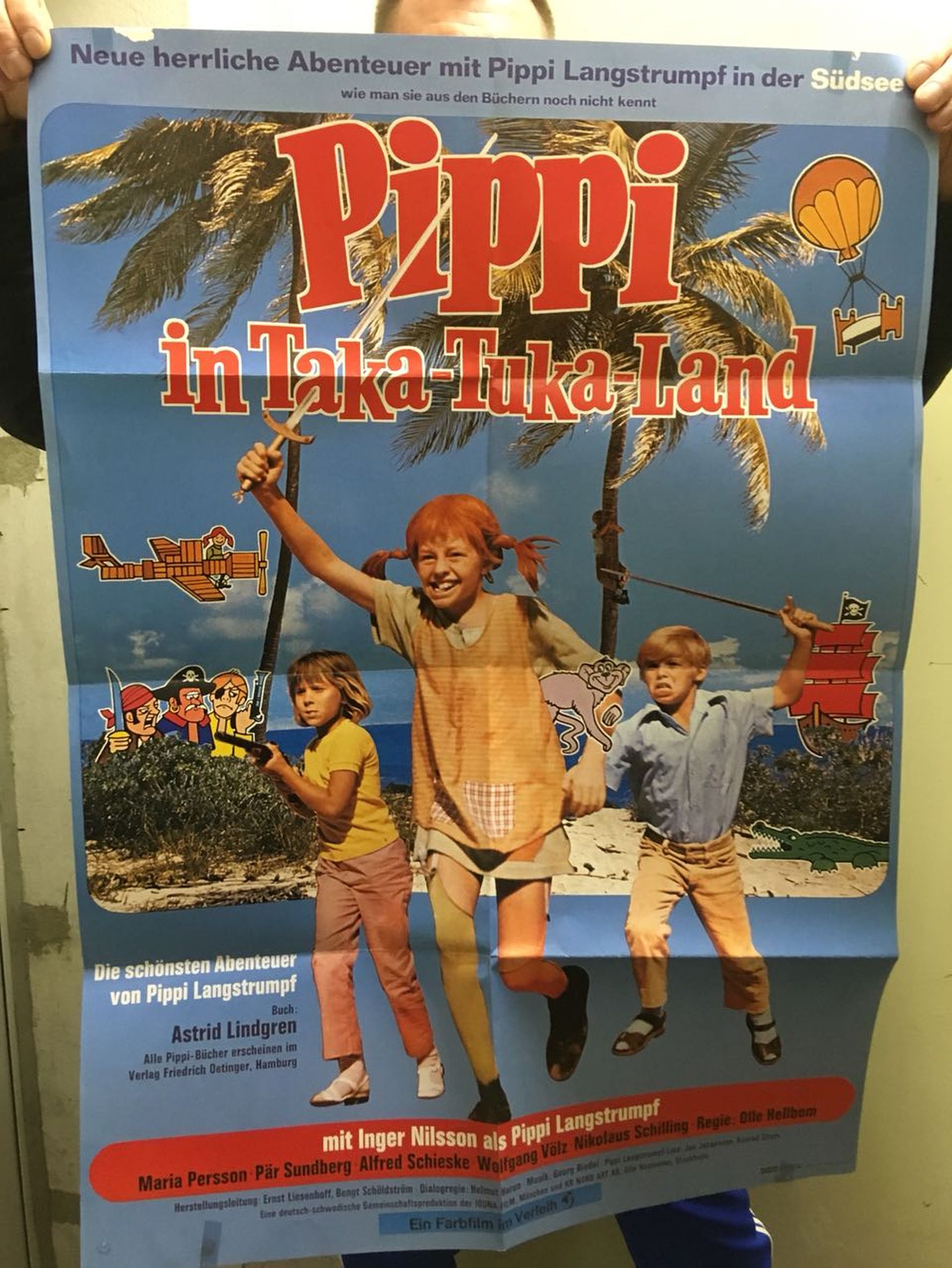 Filmplakat Pippi in Taka Tuka Land © Tanja Lütje