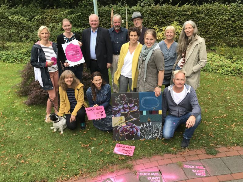 Gruppenbild KunstOrte Stormarn 2019