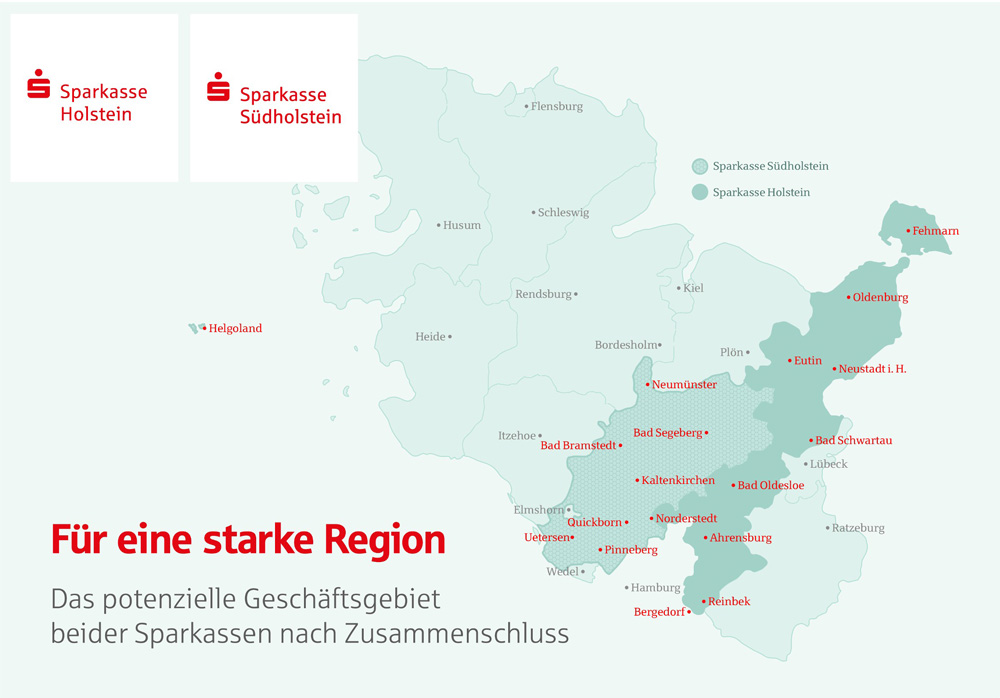 Sparkasse Holstein und Sparkasse Südholstein wollen fusionieren