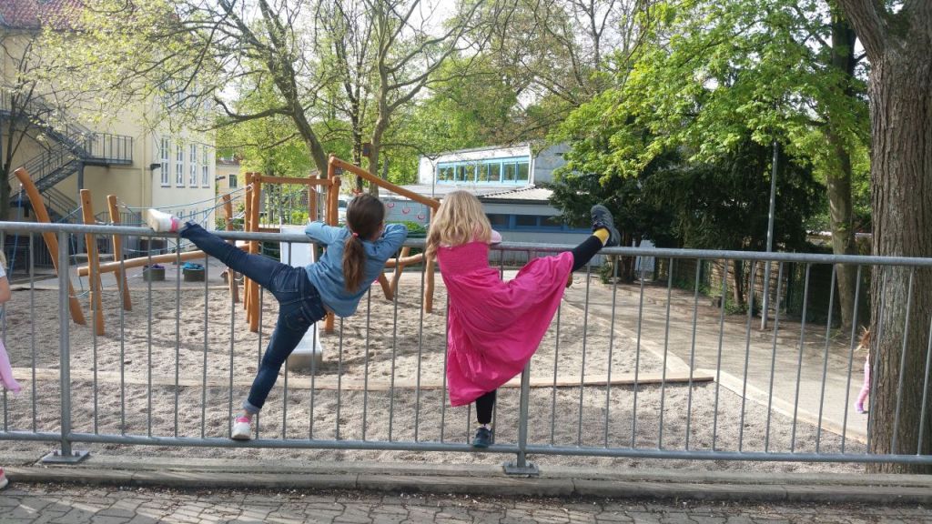Projekt „Tanzplätze“ von Katharina Gutzeit zusammen mit Schülern der Stadtschule Bad Oldesloe. Foto: Katharina Gutzeit