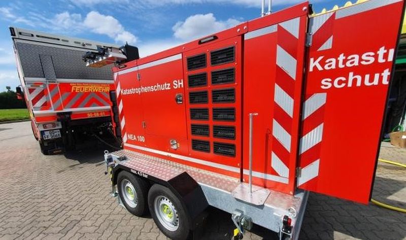 Technische Feuerwehrbereitschaft des Kreises Stormarn übt den Blackout-Fall