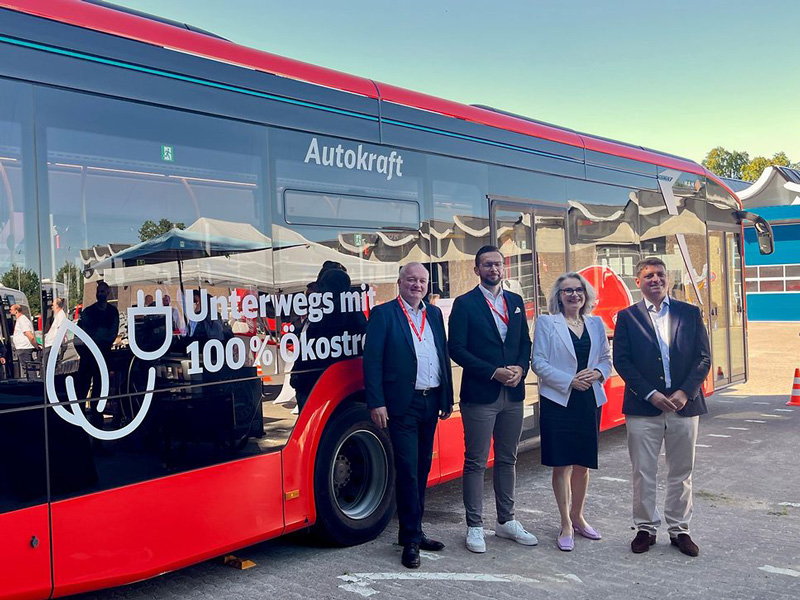 Autokraft: Erstmals E-Busse im Kreis Stormarn unterwegs