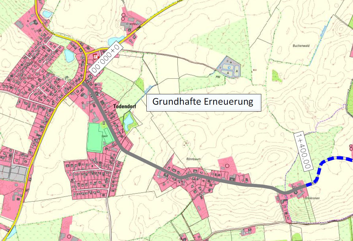 Übersichtskarte der K 37