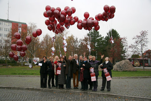 100 Luftballons starten