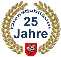 25-jähriges Dienstjubiläum