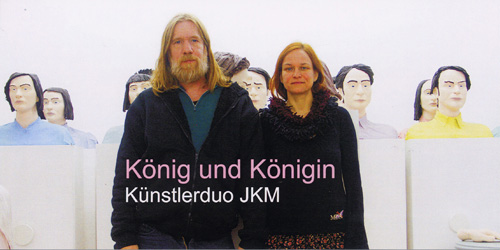 König und Königin - Künstlerduo JKM