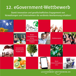 Logo des 12. eGovernment-Wettbewerbs