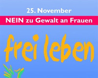 25. November 2019: Veranstaltungen zum internationalen Tag „Nein zu Gewalt an Frauen“