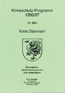 Klimaschutzprogramm 1996-2001 Klimaschutzprogramm 1996-2001