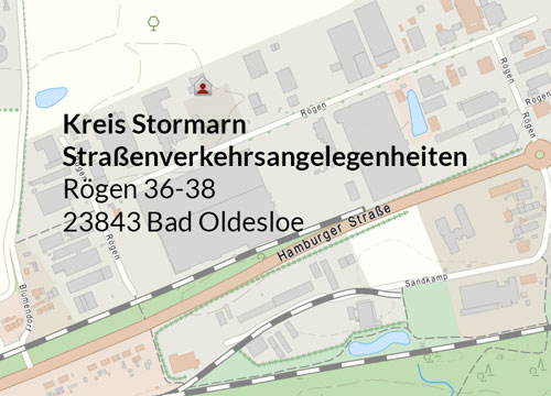 Karte Straßenverkehrsangelegenheiten