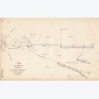 Oldesloer Saline – Nachlass Johann Heinrich Ludwig Flögel: Plan der Oldesloer Saline, 1853