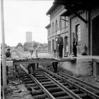 Arbeiter Bahnhof-Mollhagen 1962