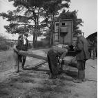 Demontage Südstormarnsche Kreisbahn 1953