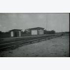 Siek Kreisbahnhof im Bau um 1907