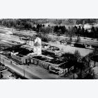 Südstormarnsche Luftbild Bahnhof Trittau 1950er